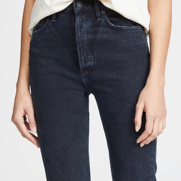 Agolde Riley High Rise Jeans 0 / 23 - Picture 4 of 5